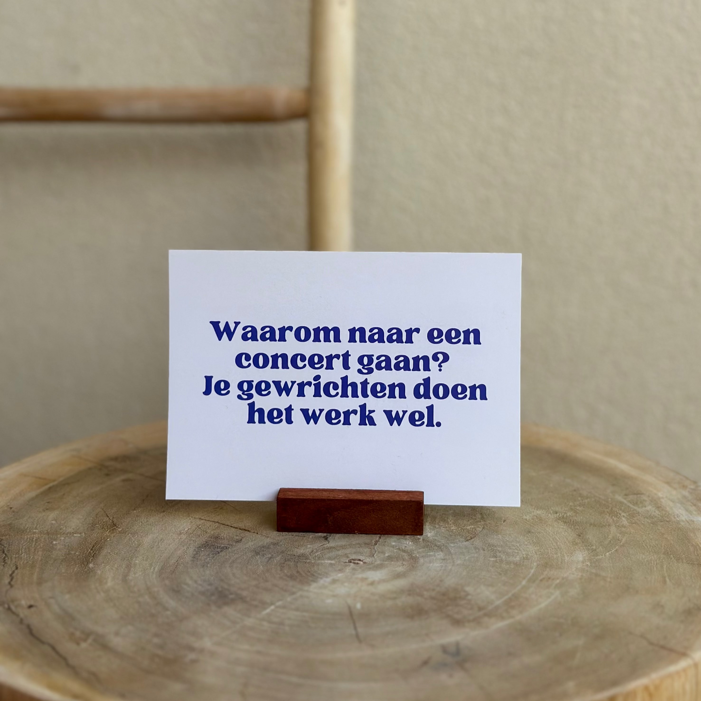 Waarom naar een concert gaan? Je gewrichten doen het werk wel.