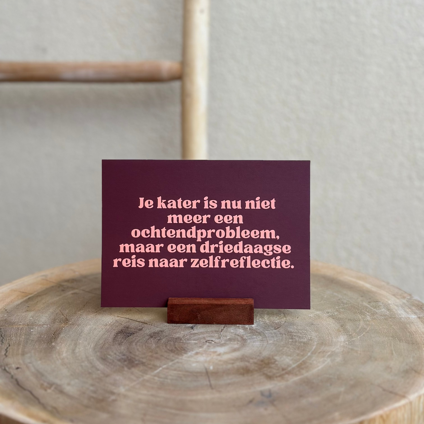 Je kater is nu niet meer een ochtendprobleem, maar een driedaagse reis naar zelfreflectie.