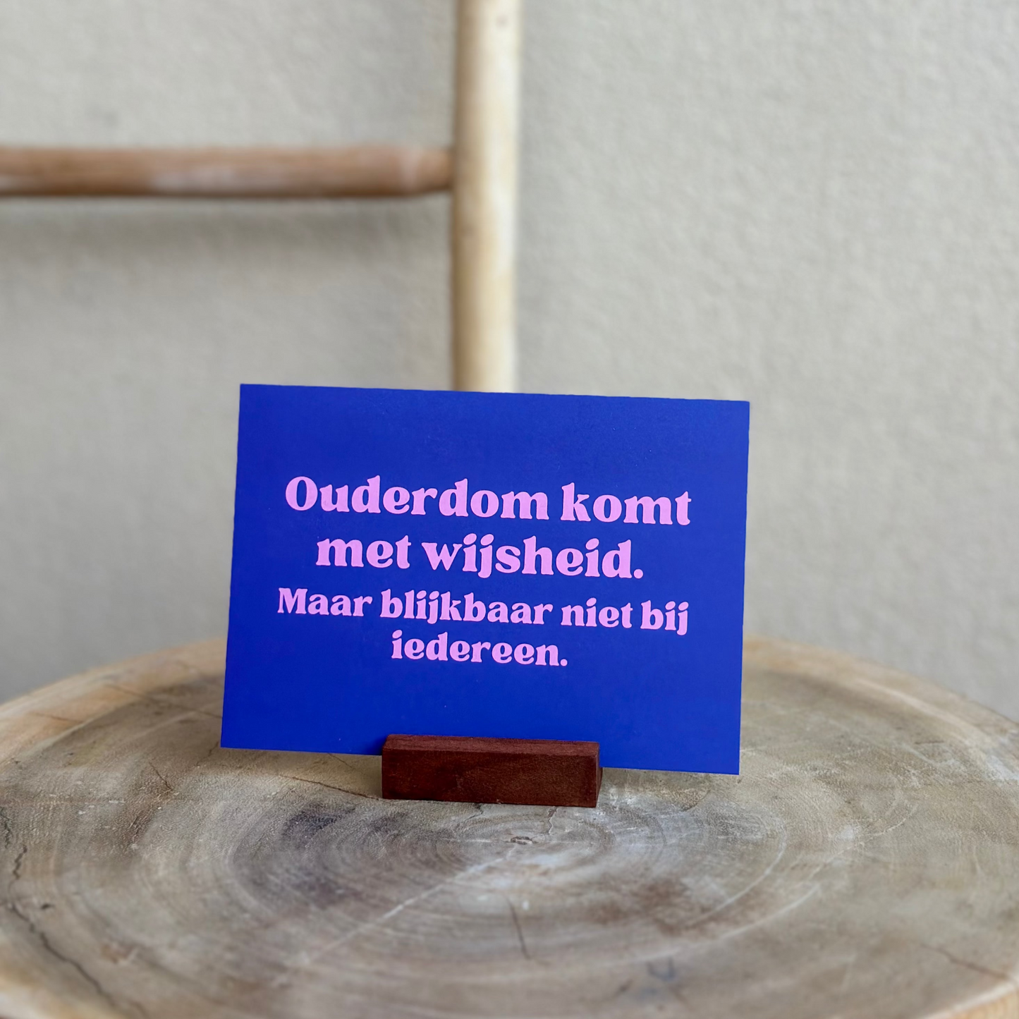 Ouderdom komt met wijsheid. Maar blijkbaar niet bij iedereen.