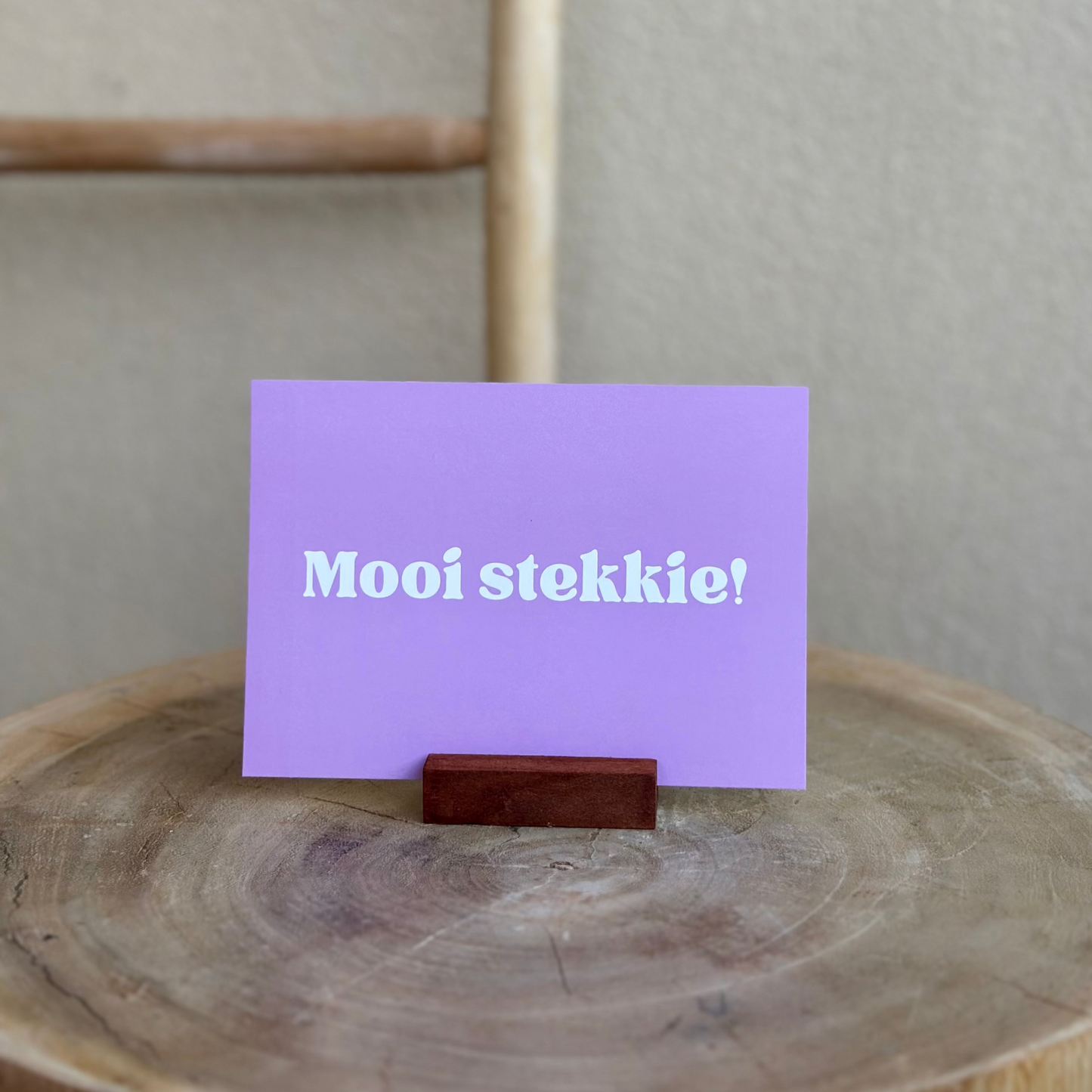 Mooi stekkie!