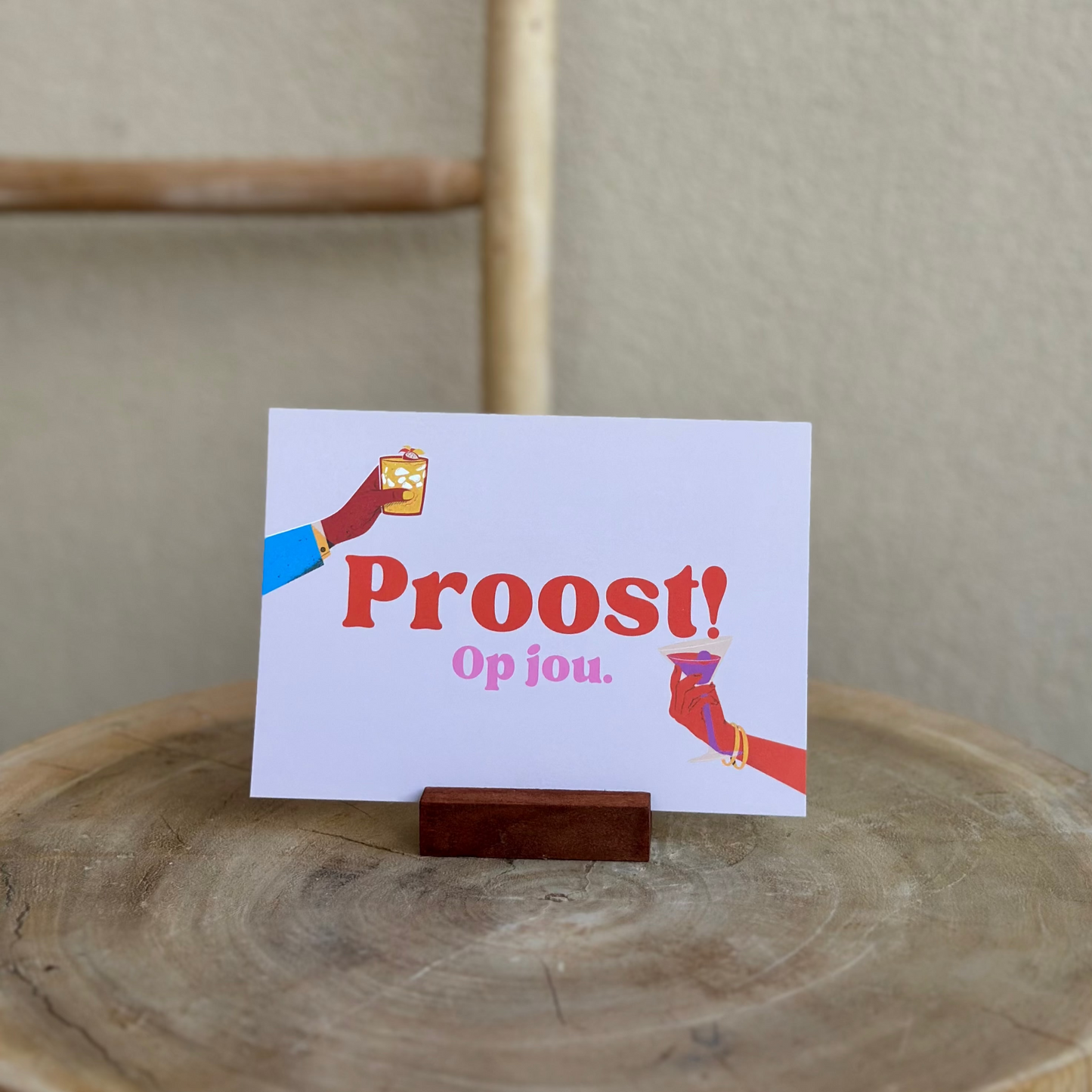 Proost! Op jou.