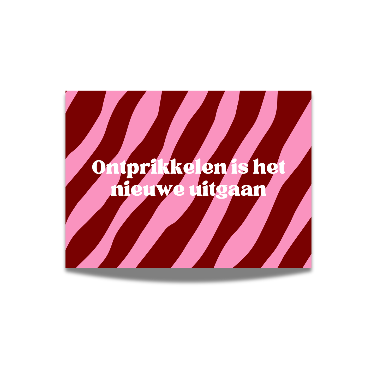 Ontprikkelen is het nieuwe uitgaan